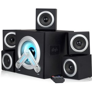 Sumvision V-Cube-B 5.1 Remote Control Home Cinema Speaker System with Bluetooth